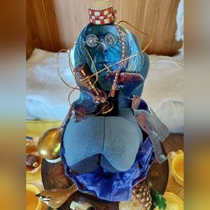 Handcrafted Caterpillar Centerpiece